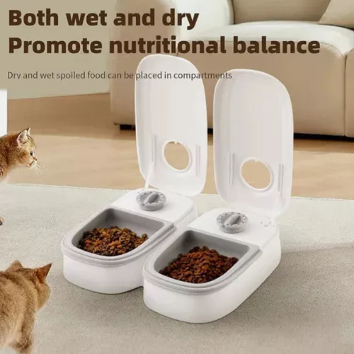 Comedero Mascotas Programable Con Sensor